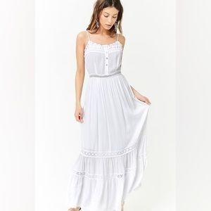White Summer Dress Size L New With Tags Forever 21
